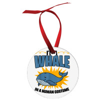 Funny Whale Marine Mammal Animal Sea Life Marine Biologist T Shirt Ornament | Artistshot