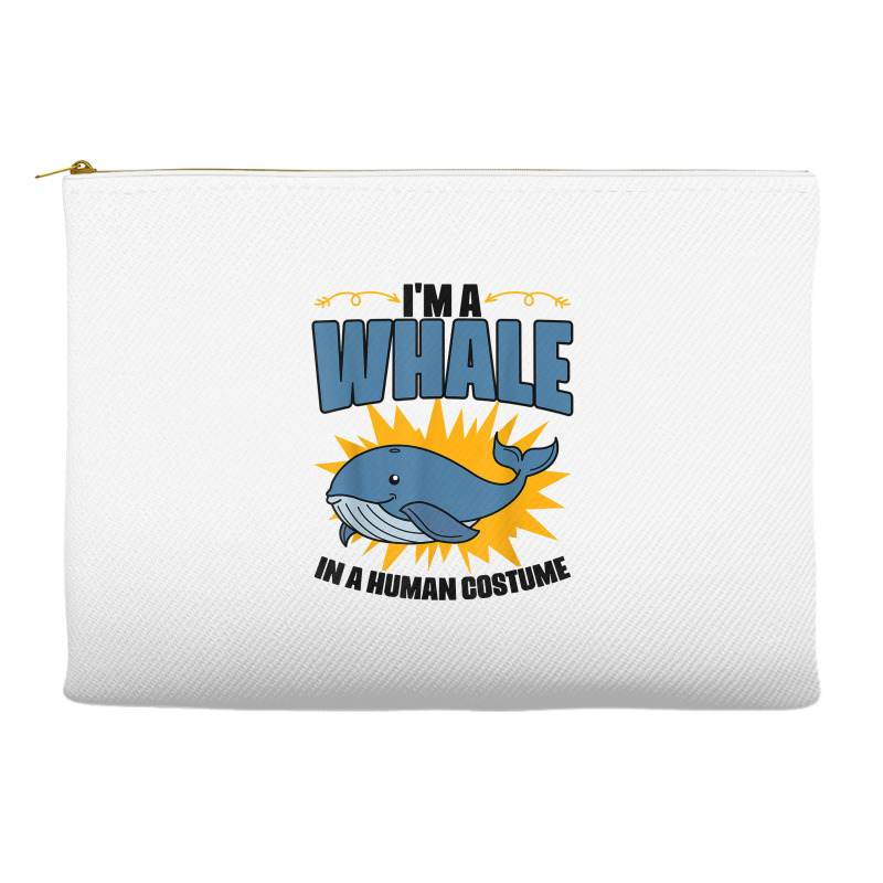 Funny Whale Marine Mammal Animal Sea Life Marine Biologist T Shirt Accessory Pouches | Artistshot