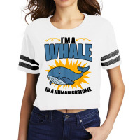 Funny Whale Marine Mammal Animal Sea Life Marine Biologist T Shirt Scorecard Crop Tee | Artistshot