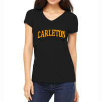 Carleton Athletic Arch College University Style Women's V-neck T-shirt | Artistshot