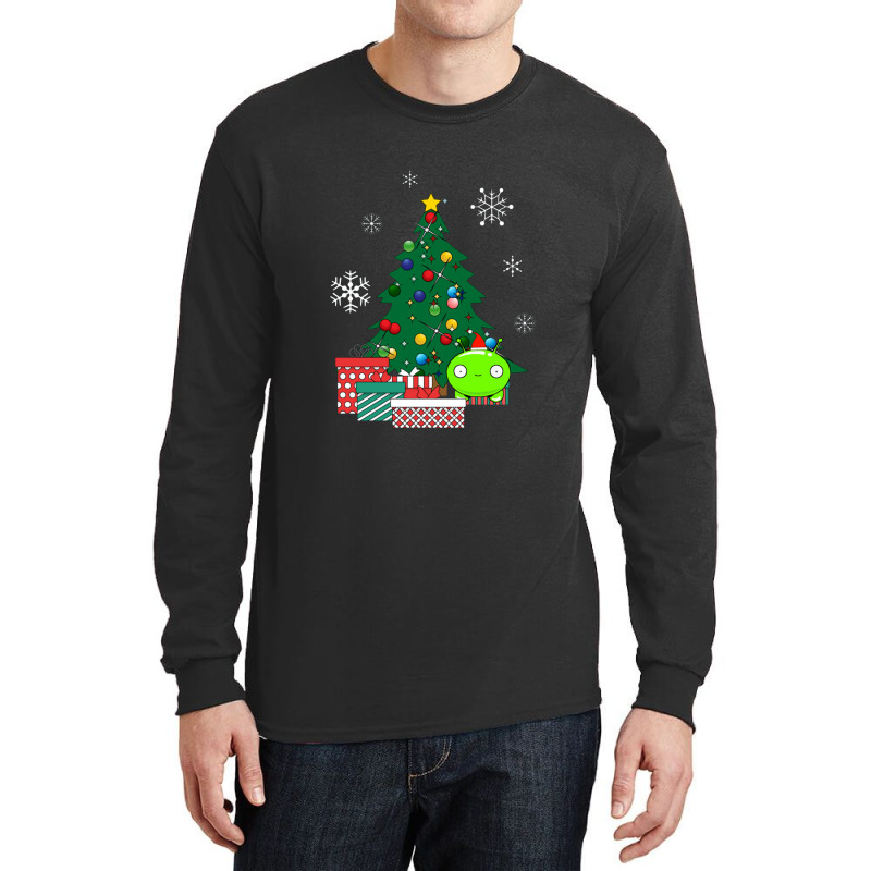 Mooncake Around The Christmas Tree Final Space Long Sleeve Shirts by dominobabuk | Artistshot