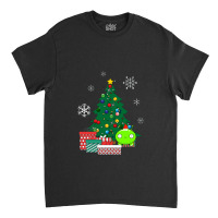 Mooncake Around The Christmas Tree Final Space Classic T-shirt | Artistshot