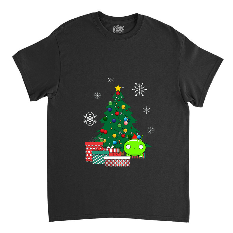 Mooncake Around The Christmas Tree Final Space Classic T-shirt by dominobabuk | Artistshot