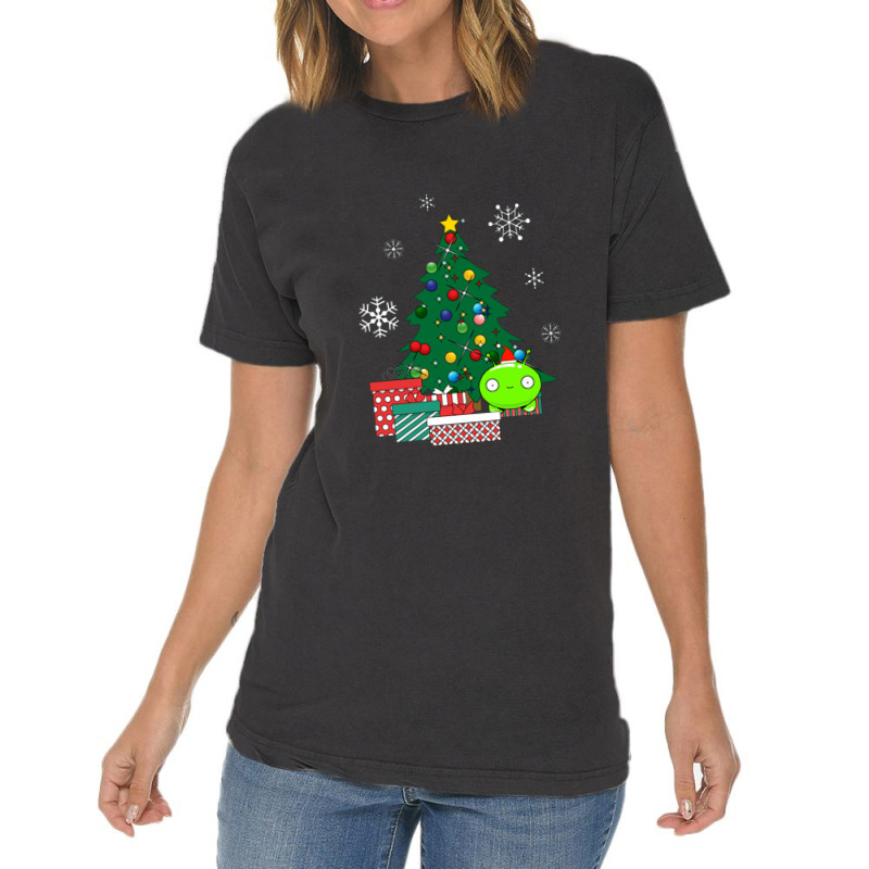 Mooncake Around The Christmas Tree Final Space Vintage T-Shirt by dominobabuk | Artistshot