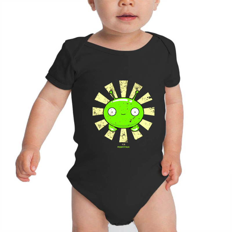 Mooncake Retro Japanese Final Space Baby Bodysuit by dominobabuk | Artistshot