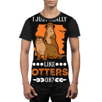 I Just Really Like Otters Otter Sea-zcgpy Graphic T-shirt | Artistshot