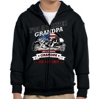 Cool Usa Triker Grandpa, Trike Gift Design Youth Zipper Hoodie | Artistshot