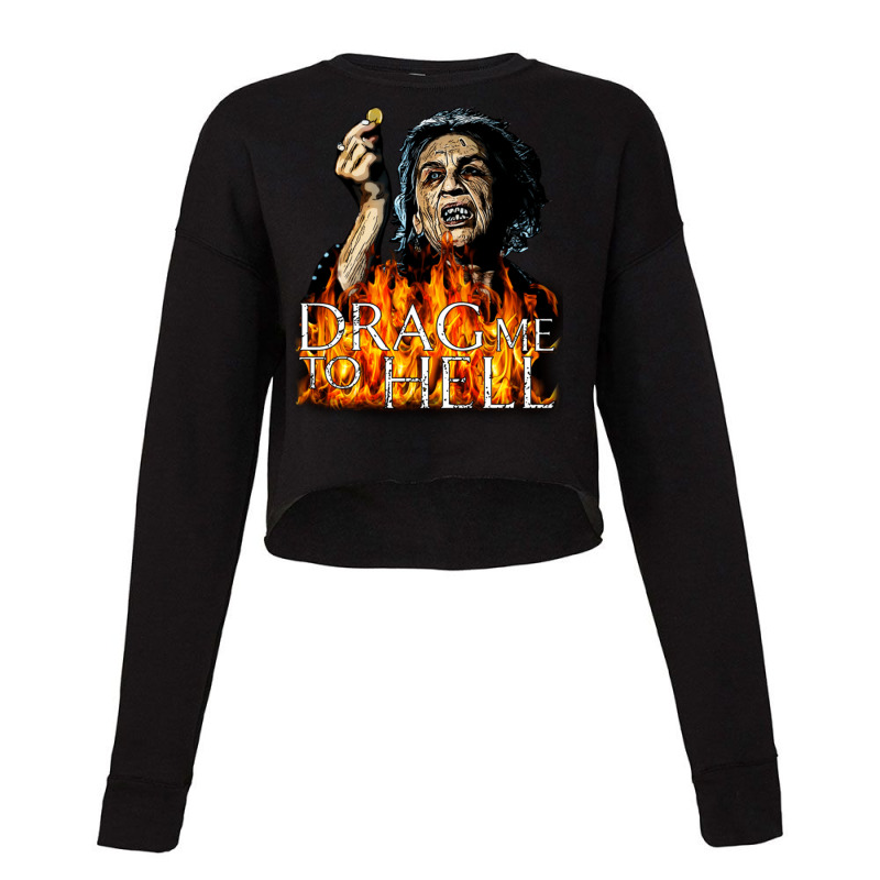 Drag Me To Hell Cropped Sweater by MabellaPennachio | Artistshot