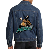 Manitoba Moose Men Denim Jacket | Artistshot