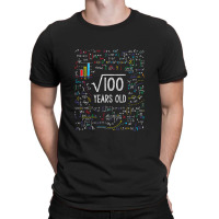 Kids Square Root Of 100 10th Birthday 10 Year Old Gifts Math Bday T-shirt | Artistshot