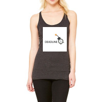 Vector Of Deadline Time. Racerback Tank | Artistshot