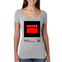 Turn On The Bright Lights Minimalist Style Graphic Artwork Design Women's Triblend Scoop T-shirt | Artistshot