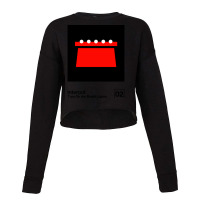 Turn On The Bright Lights Minimalist Style Graphic Artwork Design Cropped Sweater | Artistshot