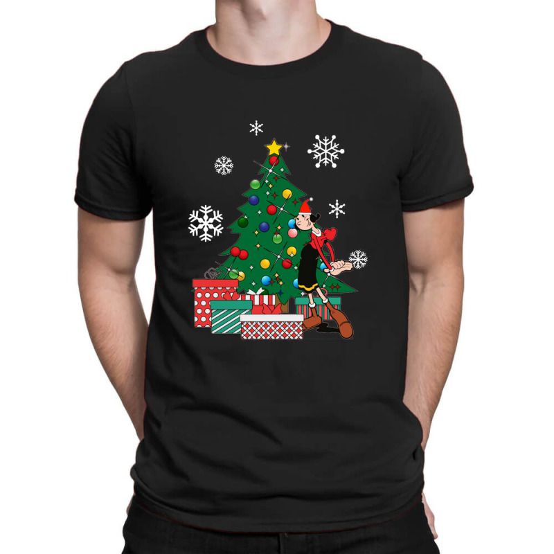 Olive Oyl Around The Christmas Tree Popeye  Olive Oyl T-shirt | Artistshot