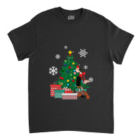 Olive Oyl Around The Christmas Tree Popeye  Olive Oyl Classic T-shirt | Artistshot