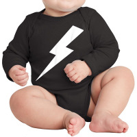 Lightning Bolt Print Long Sleeve Baby Bodysuit | Artistshot