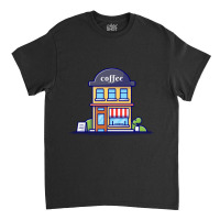 Coffee Shop Cartoon Classic T-shirt | Artistshot