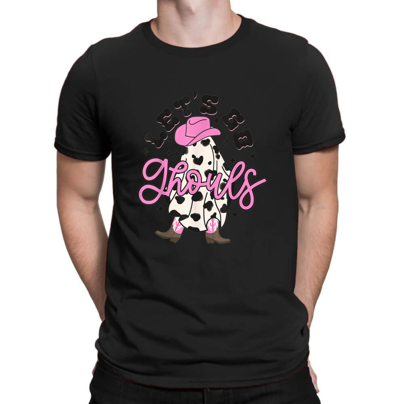 Let’s Go Ghouls Halloween Spooky Western Cowgirl Retro T-shirt | Artistshot