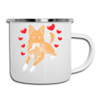 Bedouin Sheepdog T  Shirt Canaan Dog With Stuffed Animal And Hearts T Camper Cup | Artistshot