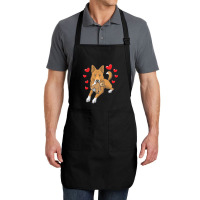 Bedouin Sheepdog T  Shirt Canaan Dog With Stuffed Animal And Hearts T Full-length Apron | Artistshot