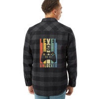 Level 9 Unlocked Tshirt 9th Video Gamer Birthday Boy Gifts Flannel Shirt | Artistshot