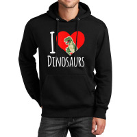 Dinosaur I Love Dinosaurs T-rex Unisex Hoodie | Artistshot