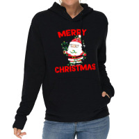 Merry Christmas Santa (4) Lightweight Hoodie | Artistshot