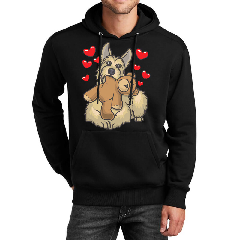 Berger Picard T  Shirt Berger Picard Dog With Hearts T  Shirt Unisex Hoodie by theodora67935 | Artistshot