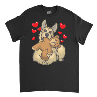 Berger Picard T  Shirt Berger Picard Dog With Hearts T  Shirt Classic T-shirt | Artistshot