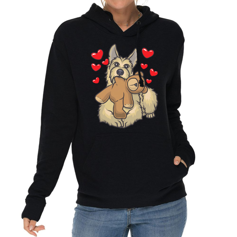 Berger Picard T  Shirt Berger Picard Dog With Hearts T  Shirt Lightweight Hoodie by theodora67935 | Artistshot