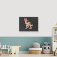 Creature Catcher - Egg Thief Landscape Canvas Print | Artistshot