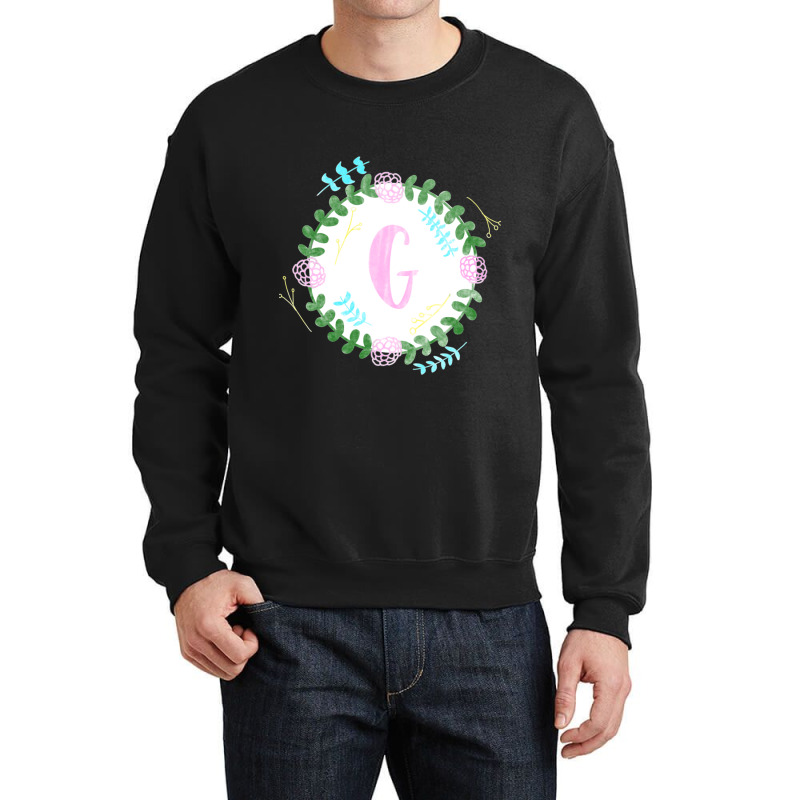 Letter G Monogram Crewneck Sweatshirt by NINOZKABAUGHMAN | Artistshot