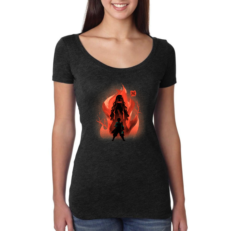 Dance Of The Fire God 1 Women's Triblend Scoop T-shirt by JohannaMay | Artistshot