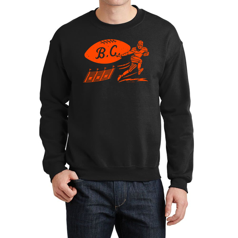 Vintage Football B.c. Lions Orange B.c. Wordmark Crewneck Sweatshirt by ekukaevelsy | Artistshot