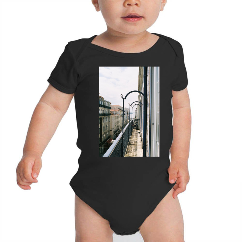 Hotel Lookout In Lisbon Portugal Baby Bodysuit by AcostaLopezJuan | Artistshot