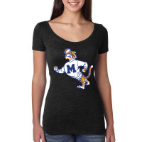 Vintage Walking Angry Tiger Memphis Women's Triblend Scoop T-shirt | Artistshot