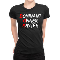 Dominant Owner Master  Secret Bdsm Sex Names Gift Ladies Fitted T-shirt | Artistshot