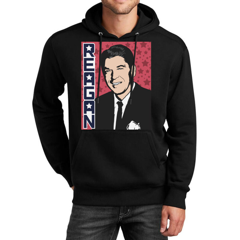 Ronald Reagan Unisex Hoodie by JanisIda | Artistshot