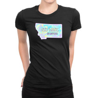 Get Lost In Montana Ladies Fitted T-shirt | Artistshot