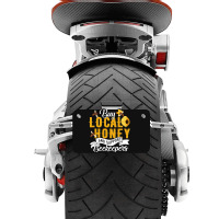 Buy Local Honey And Support Beekeepers Motorcycle License Plate | Artistshot