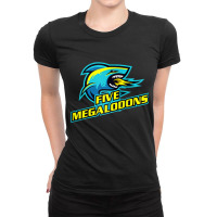 Five Megalodons Content Creator Series 1 - Fire Breath Shark Zip Hoodi Ladies Fitted T-shirt | Artistshot