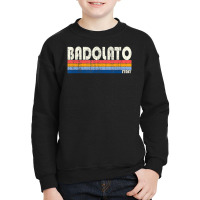 Retro Vintage 70s 80s Style Badolato, Italy Youth Sweatshirt | Artistshot