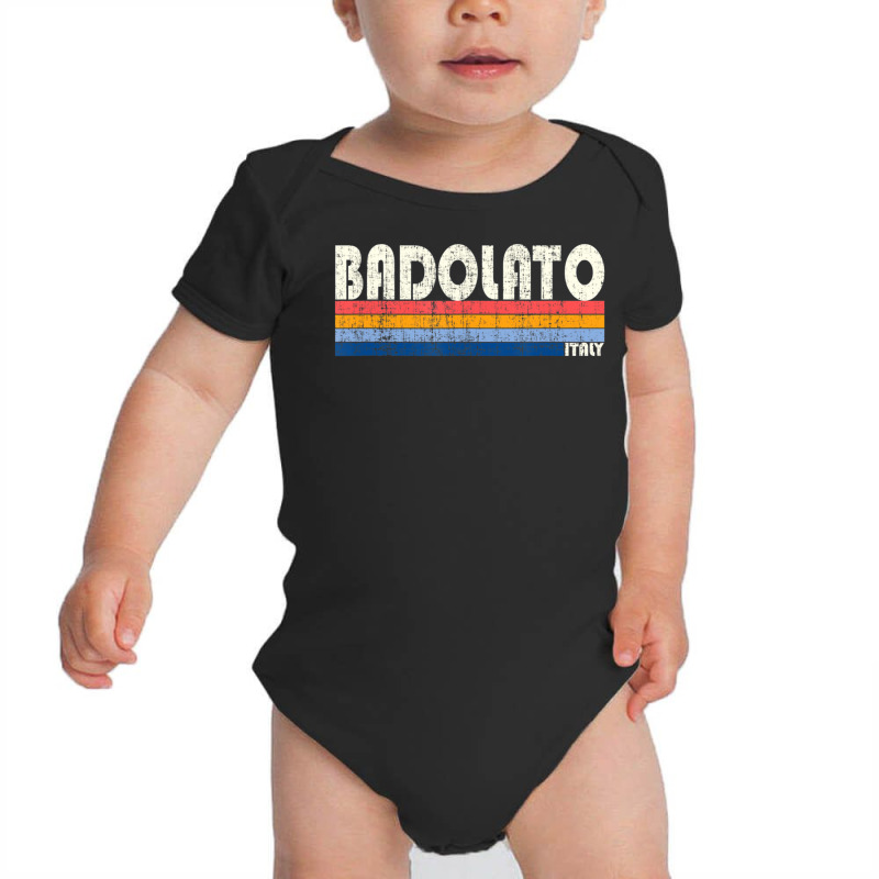 Retro Vintage 70s 80s Style Badolato, Italy Baby Bodysuit | Artistshot