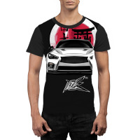 Infiniti Q50 Stanced White Graphic T-shirt | Artistshot