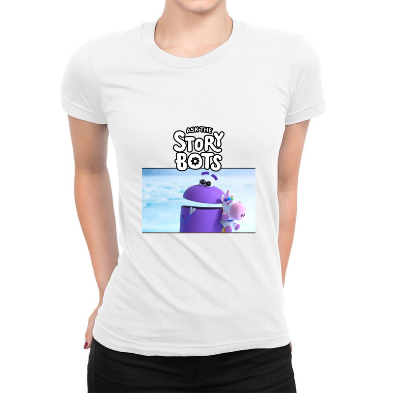 Ask The Storybots Ladies Fitted T-Shirt by bakarjenggotan | Artistshot