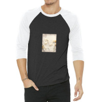 Elegant Music With Gold Notes 3/4 Sleeve Shirt | Artistshot