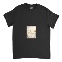 Elegant Music With Gold Notes Classic T-shirt | Artistshot