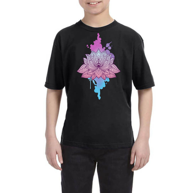 Asanas Mandala Lotus Mantra Youth Tee by oatesorlandoi9eepf | Artistshot