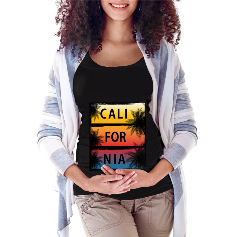 California Maternity Scoop Neck T-shirt by adwoaafredyy | Artistshot