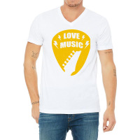 Love Music V-neck Tee | Artistshot